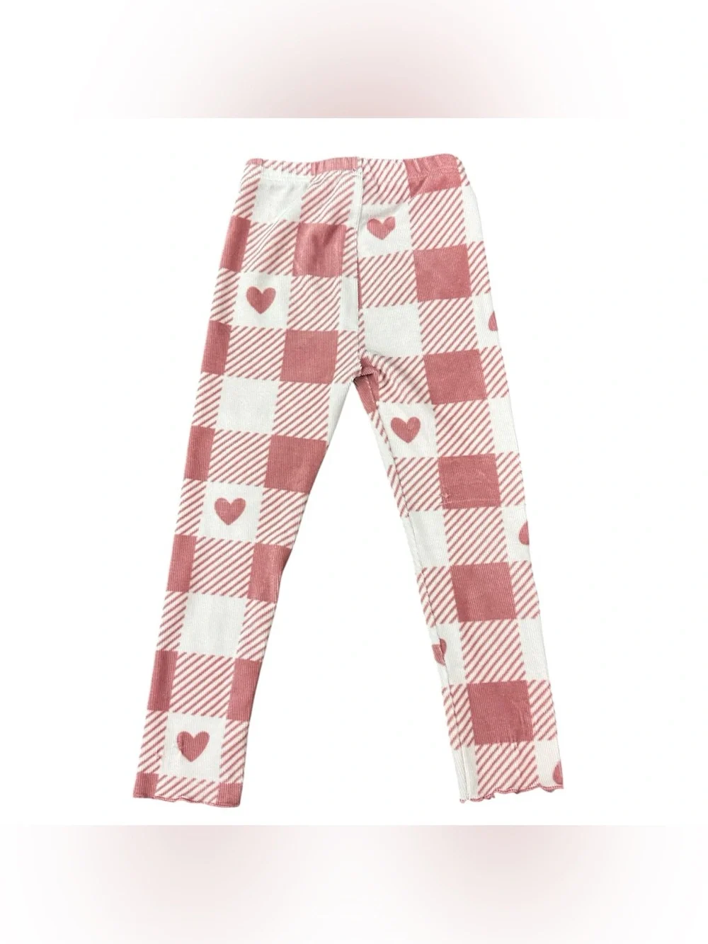 Bluey Girls 2 Piece Fleece Pajama Set Pink Bingo Bluey Top & Heart Leggings 5T
